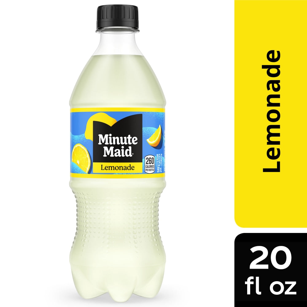 Minute Maid Lemonade 20 fl oz bottle, front