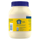 Hellmann's Real Mayonnaise 30 fl oz jar, back label