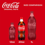 Coca-Cola soda 20 fl oz bottle - size comparison