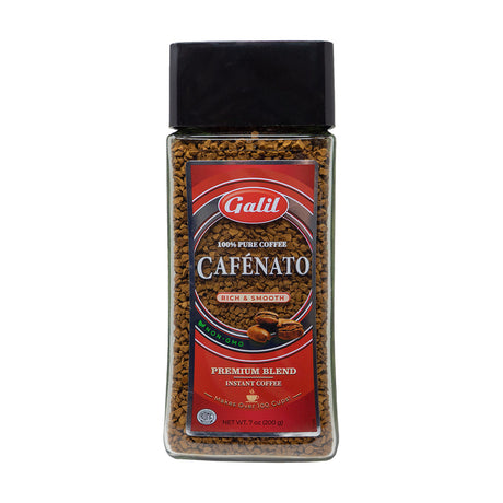 Galil 100% Pure Instant Coffee Crystals, 7 oz