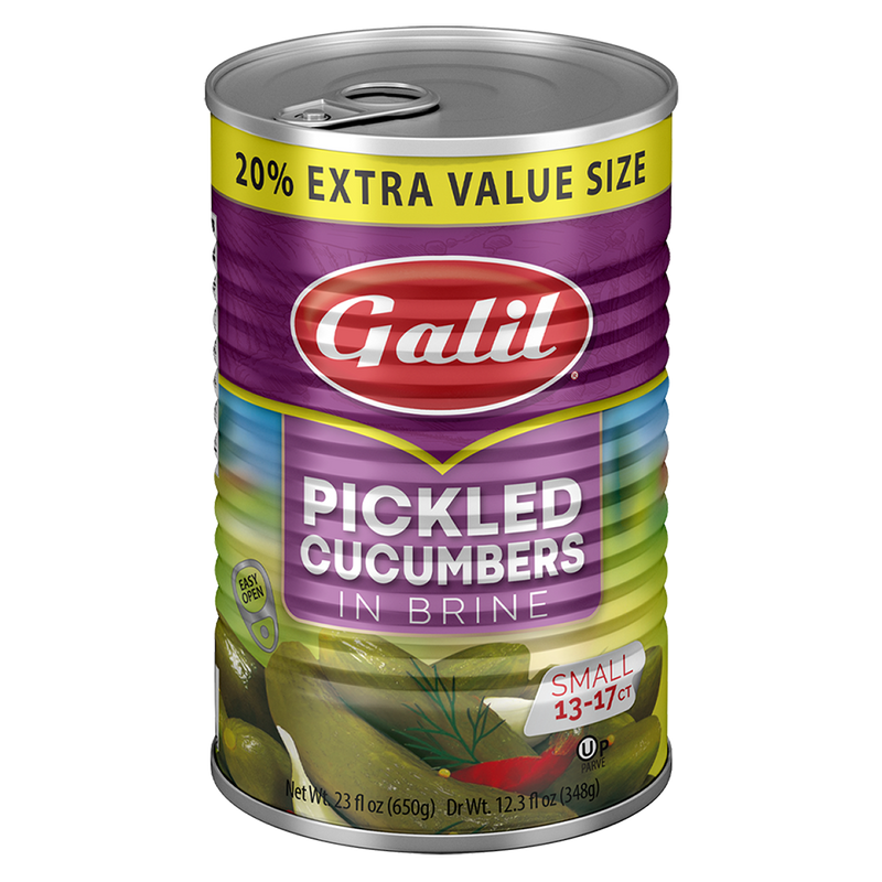 Cucumber Pickles in Brine, Small 13-17