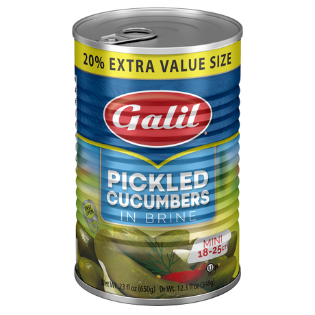 Cucumber pickles in brine