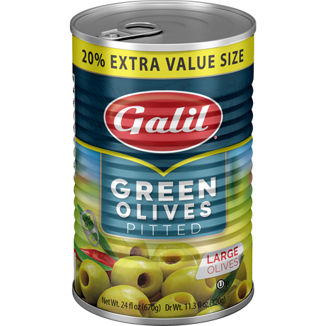 Large pitted green olives