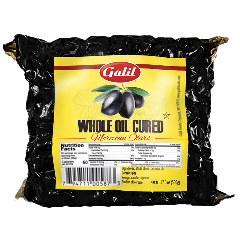 Galil Oil Cured Black Olives