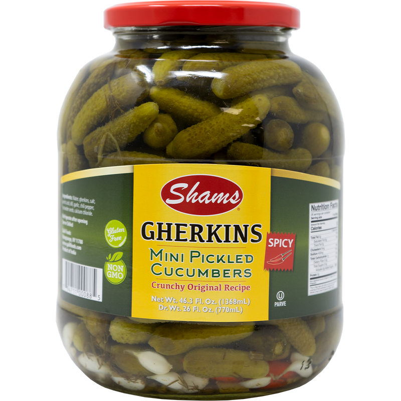 Spicy Mini Gherkin Pickles