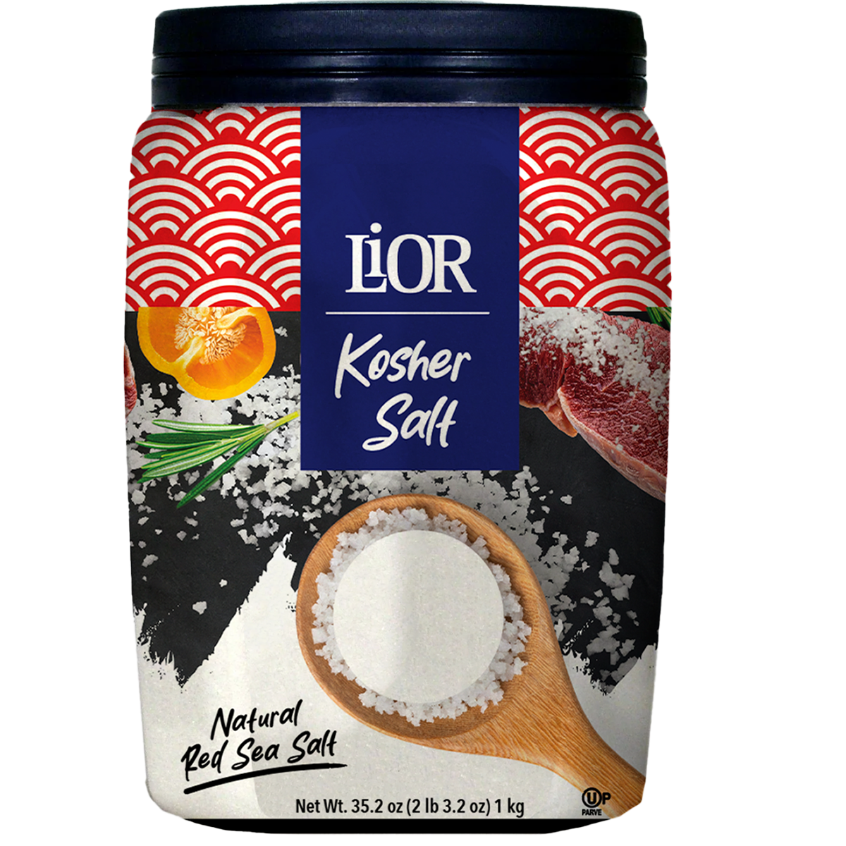 Kosher Salt, Coarse Sea Salt Chefs Jar