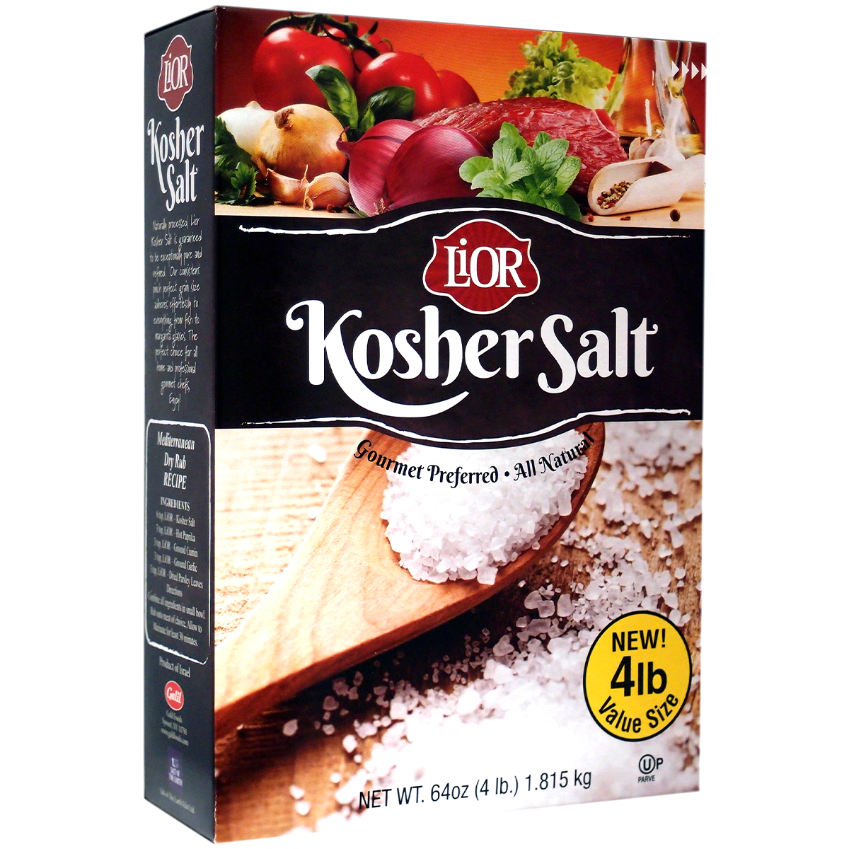 Natural Kosher Sea Salt Box