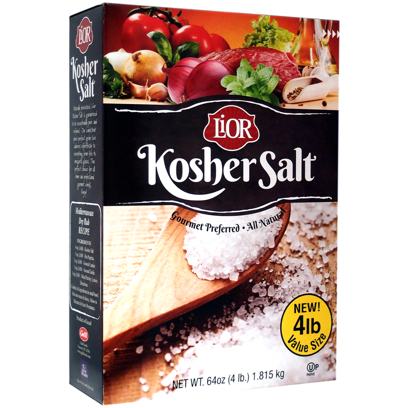 Natural Kosher Sea Salt Box
