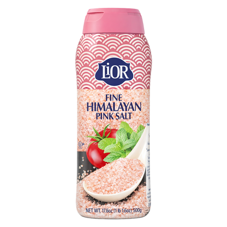 Fine Himalayan pink salt, shaker
