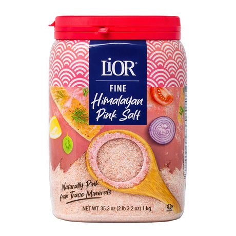 Fine Himalayan pink salt, chef's jar