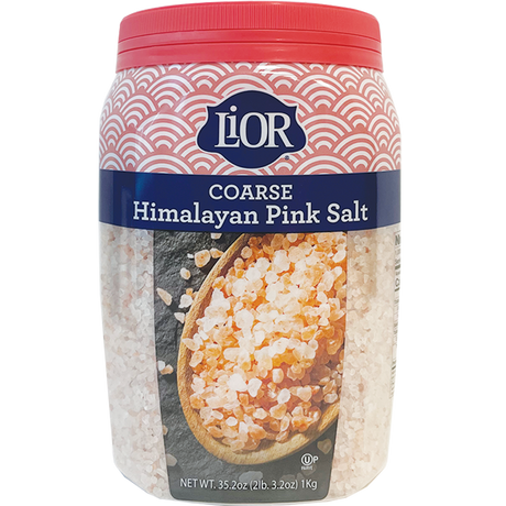 Coarse Himalayan pink salt, chef's jar