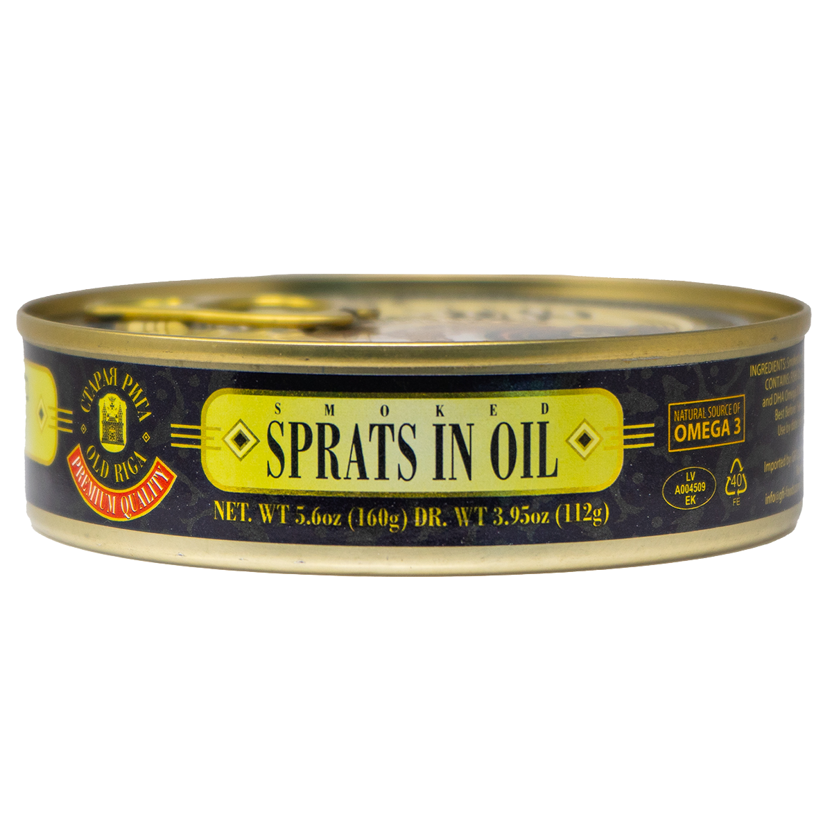 Smoked Sprats In Oil Can
