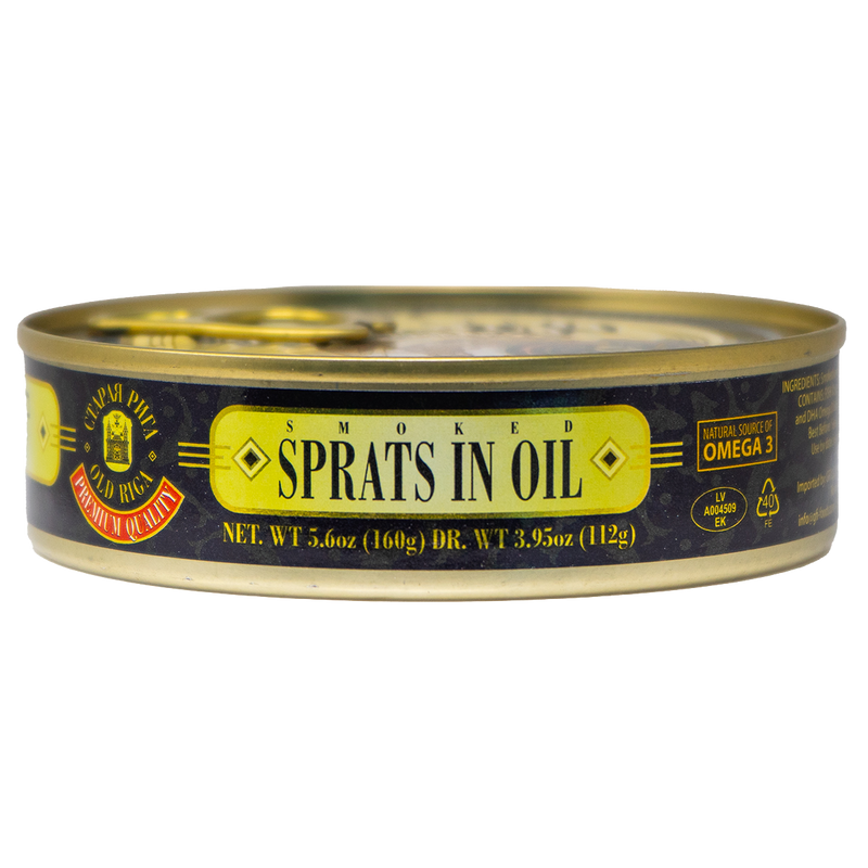 Smoked Sprats In Oil Can