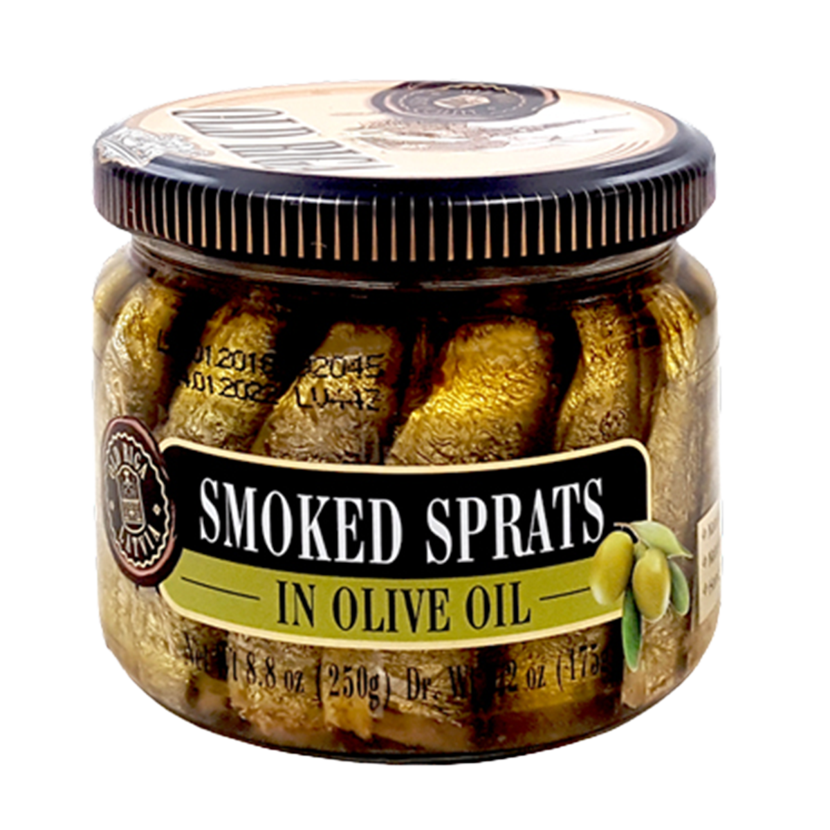 Old Riga Smoked Sprats in Olive Oil Jar