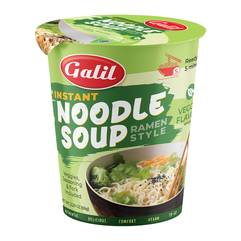 Gluten Free Rice Ramen Vegetable Instant Soup, Galil