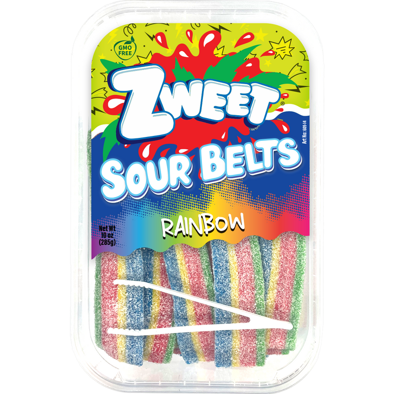 Sour Rainbow Belts, Zweet