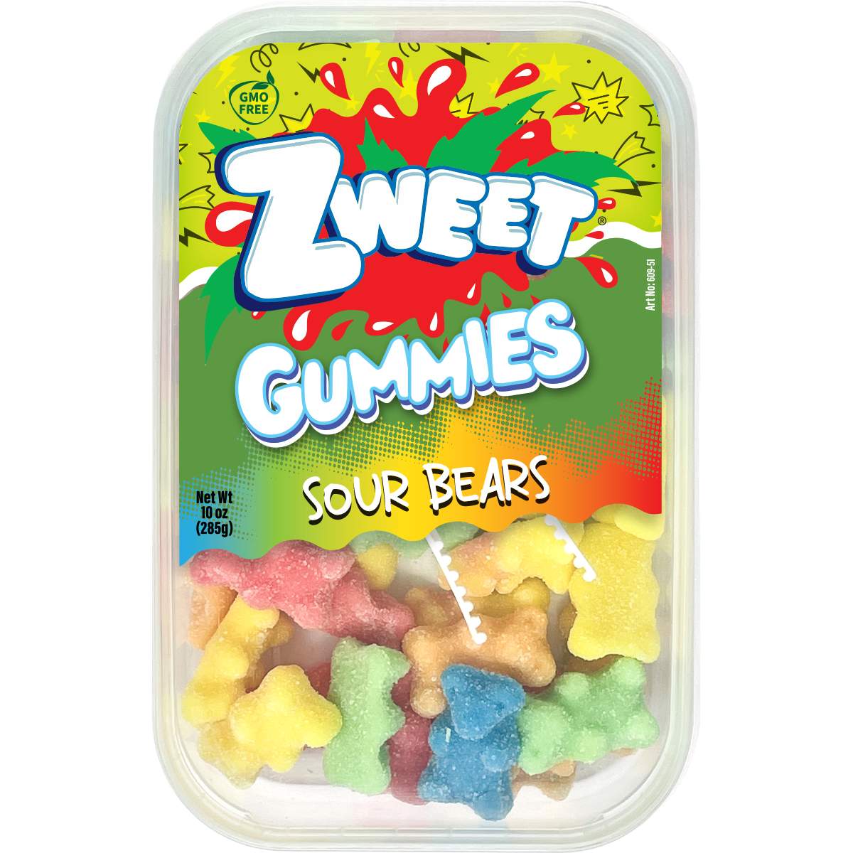 Neon Gummy Sour Bears