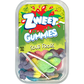 Zweet Sour Gummy Frogs 285 g