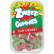 Sour Gummy Cherries, Zweet, 10 oz