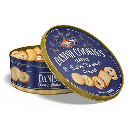 Danish cookies, mini tin