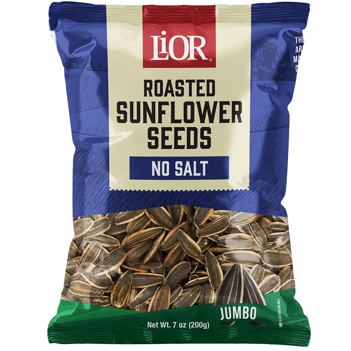 Roasted & No Salt Added Jumbo Sunflower Seeds