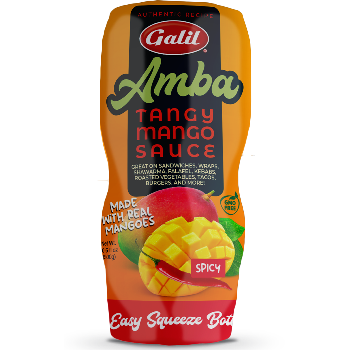 Squeeze Bottle Spicy Tangy Mango Sauce