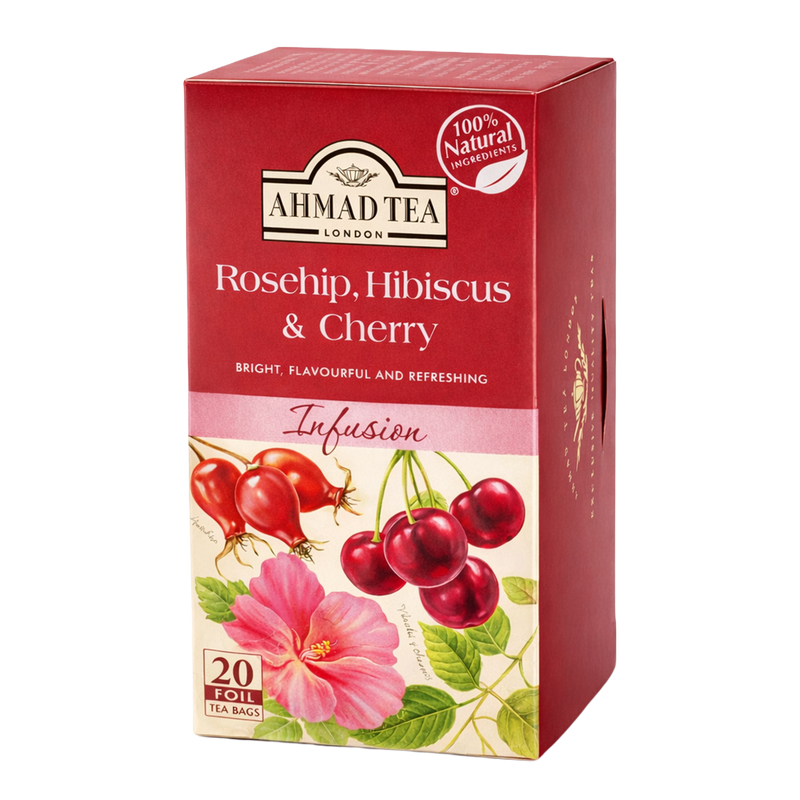 Rosehip, Hibiscus & Cherry Infusion Herbal Fruit Tea