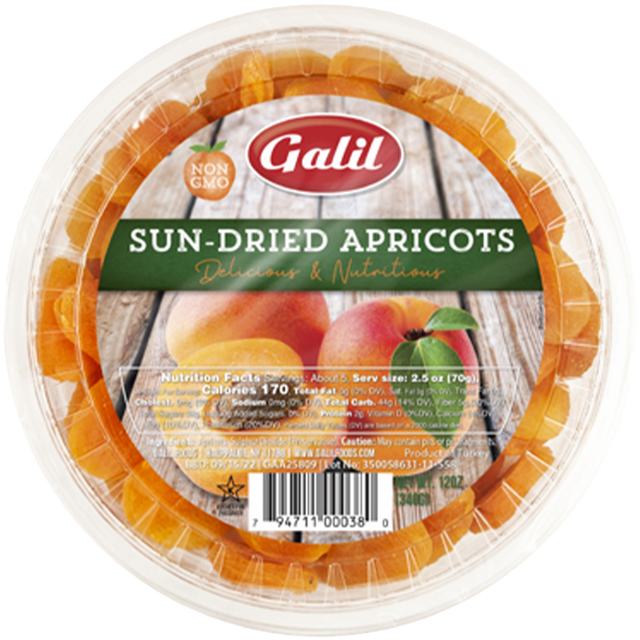 Galil Sun-Dried Apricots - 12 oz