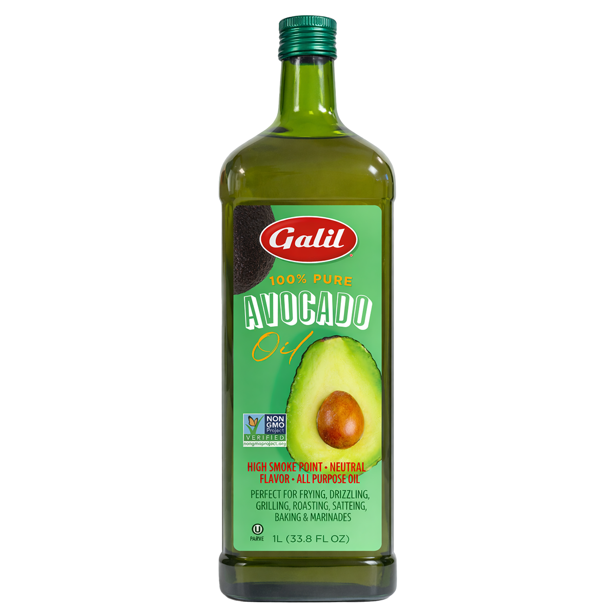 100% Pure Avocado Oil, 1L Glass