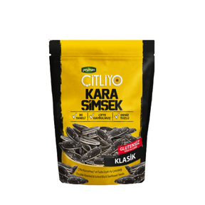 Peyman Çıtlıyo Kara Şimşek black sunflower seeds, salted and double roasted, 284 g (10 oz)