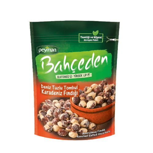 Peyman Bahceden Roasted & Salted Hazelnuts 4.59 oz (130g) Karadeniz Findigi