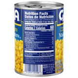 Goya Whole Kernel Golden Corn - 15.25 oz, side panel