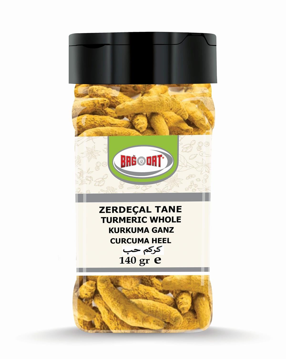 Whole Turmeric Root Spice Premium Culinary - 140 gr