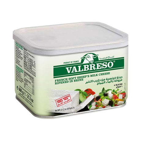 Valbreso French Feta Cheese 600 g - front of pack