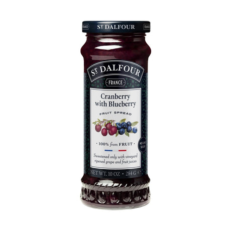 St. Dalfour Crberry & Bberry Prsrve 283 g - front of pack