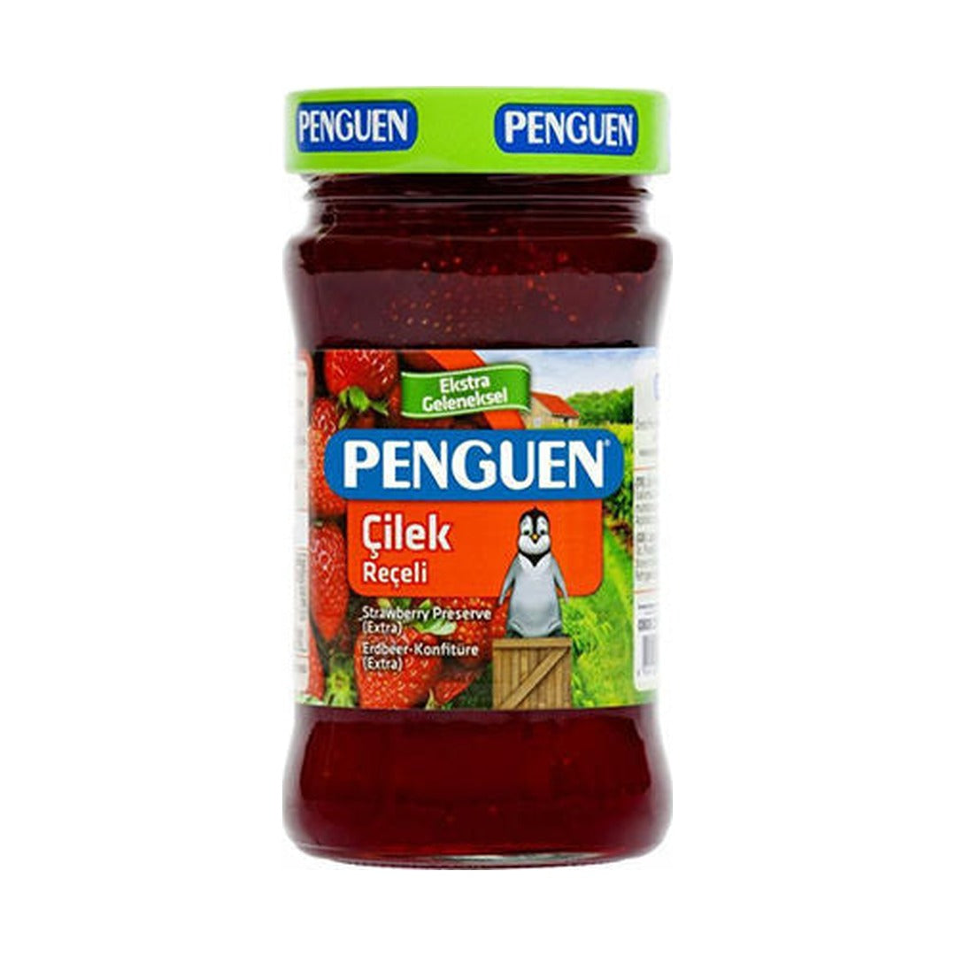 Penguen Strawberry Preserve 380 g - front of pack