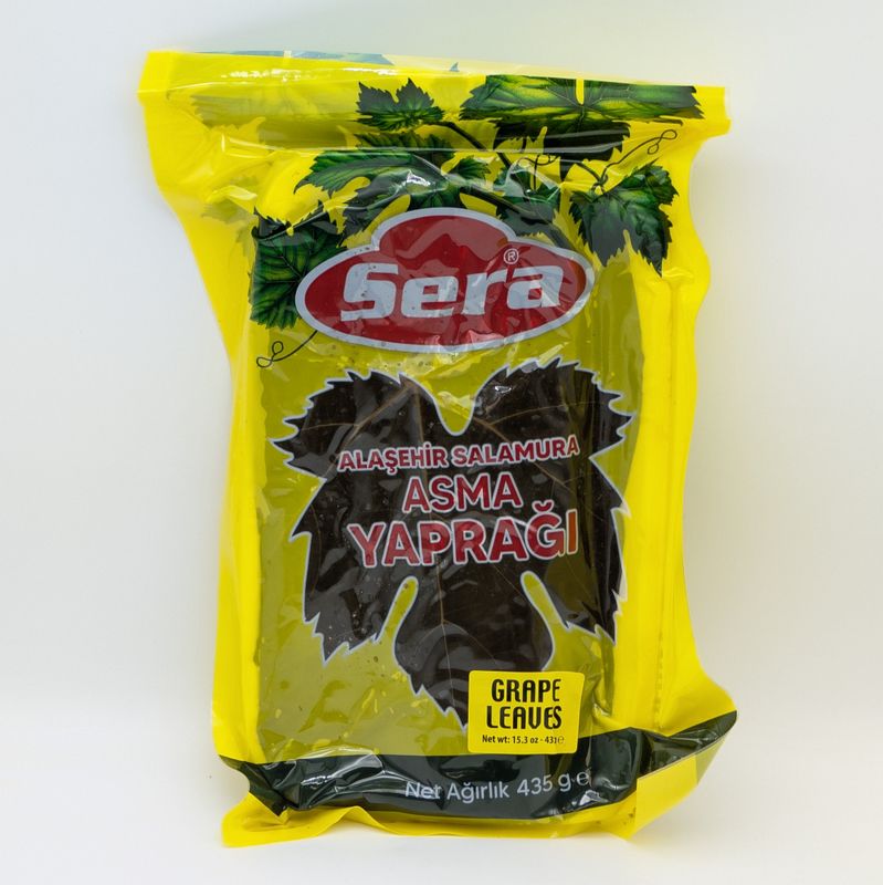SERA Alasehir Salamura Pickled Grape Leaves - Asma Yapragi 435g