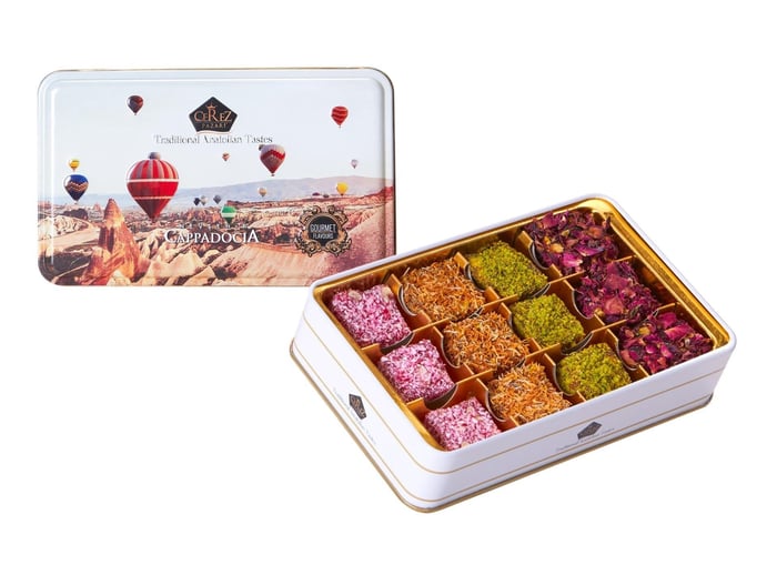 Premium Vegan Gluten-Free Glucose-Free Turkish Delight Assortment