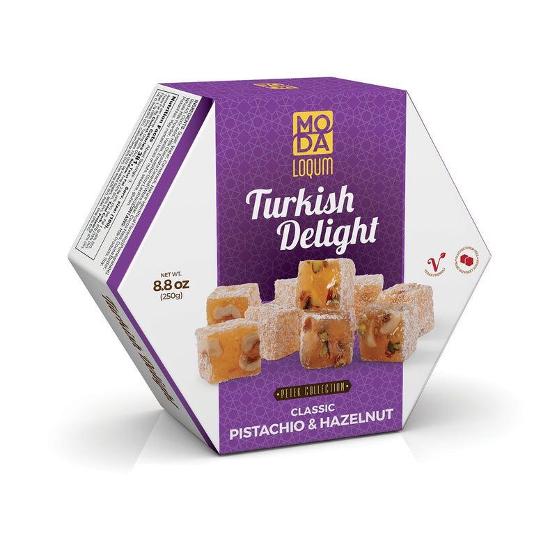 Moda Loqum, Petek, Classic Hazelnut & Pistachio, 8.8oz (250g)