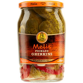 Melis pickled gherkins, 720 ml (24.3 fl oz) jar