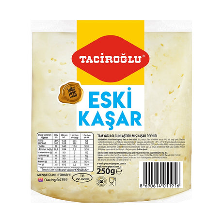 Tacıroğlu Aged Kaskaval 250 g - front of pack
