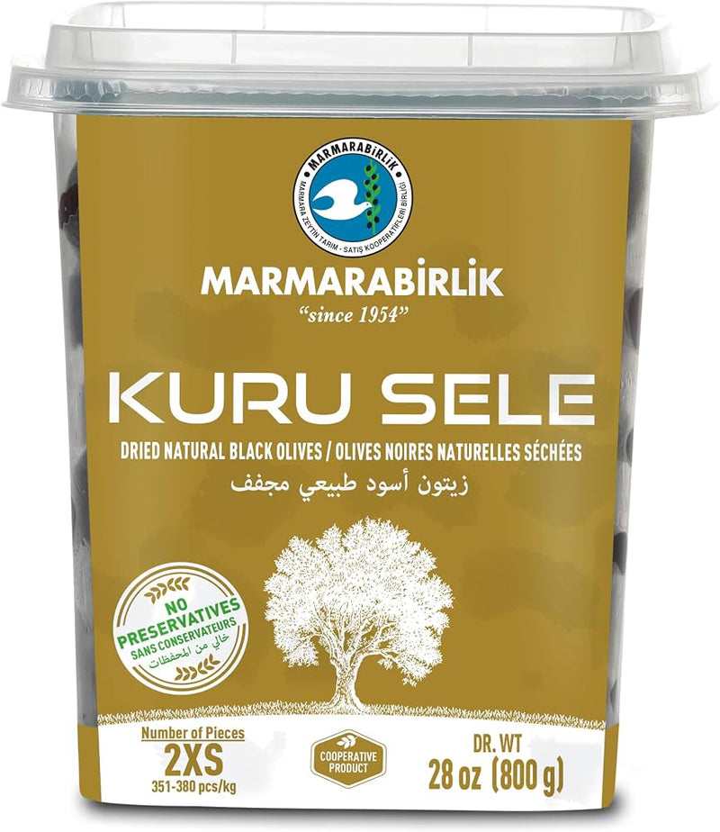 Mb Gemlik Black Olives Kuru Sele 2xs 800gr