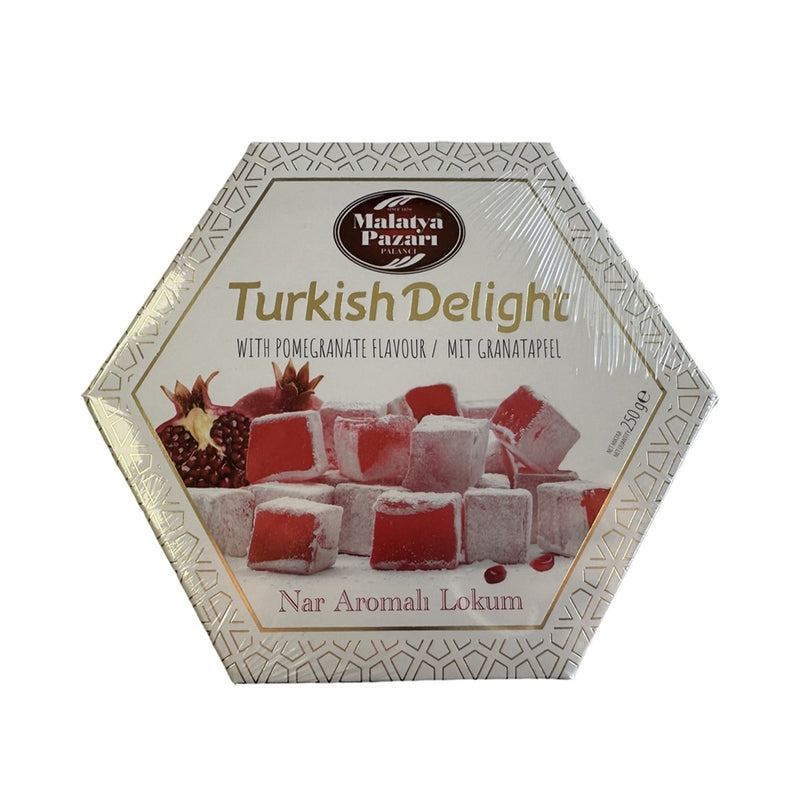 Malatya Pazari Turkish Delight W Pomegranate Flavor 250g