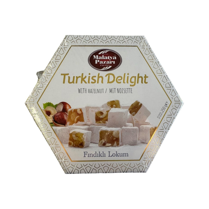 Malatya Pazari Turkish Delight W Hazelnut 250G