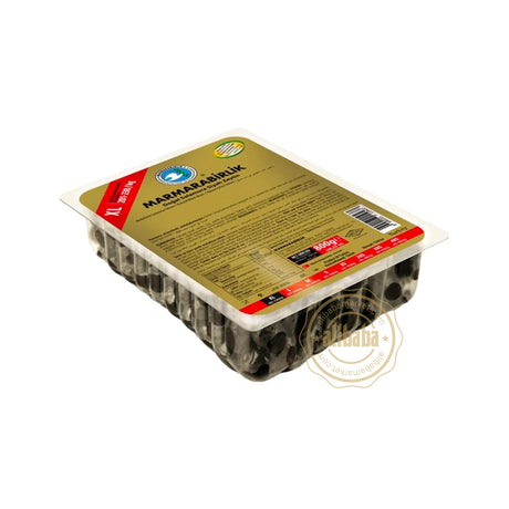 Marmarabirlik Gemlik black olives, XL Mega, 500 g vacuum pack