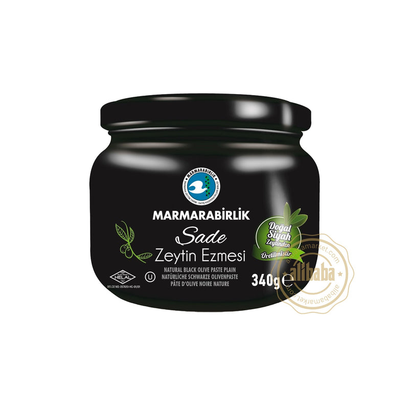 MB Black Olive Paste 340gr Glass