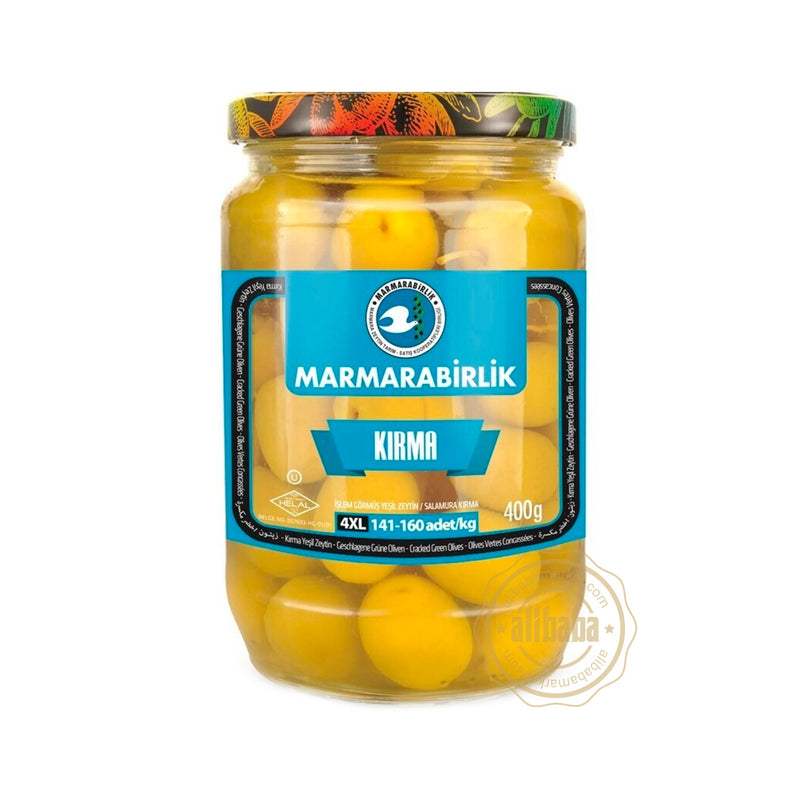 MB GREEN OLIVES CRACKED 3XL 400GR GLASS