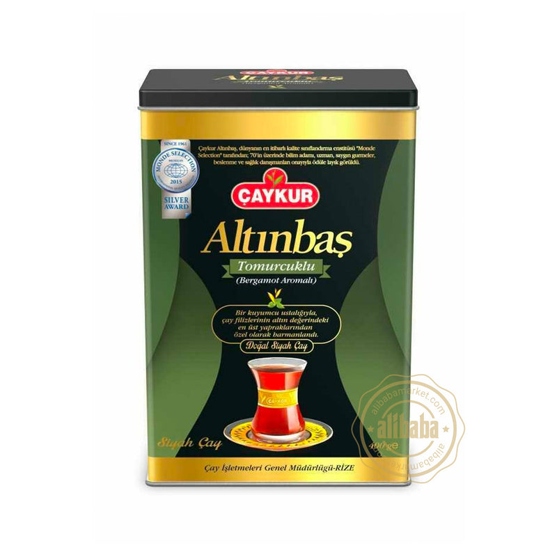 Çaykur ALTINBAS EARL GREY (BERGAMOTLU) TEA CAN 400GR
