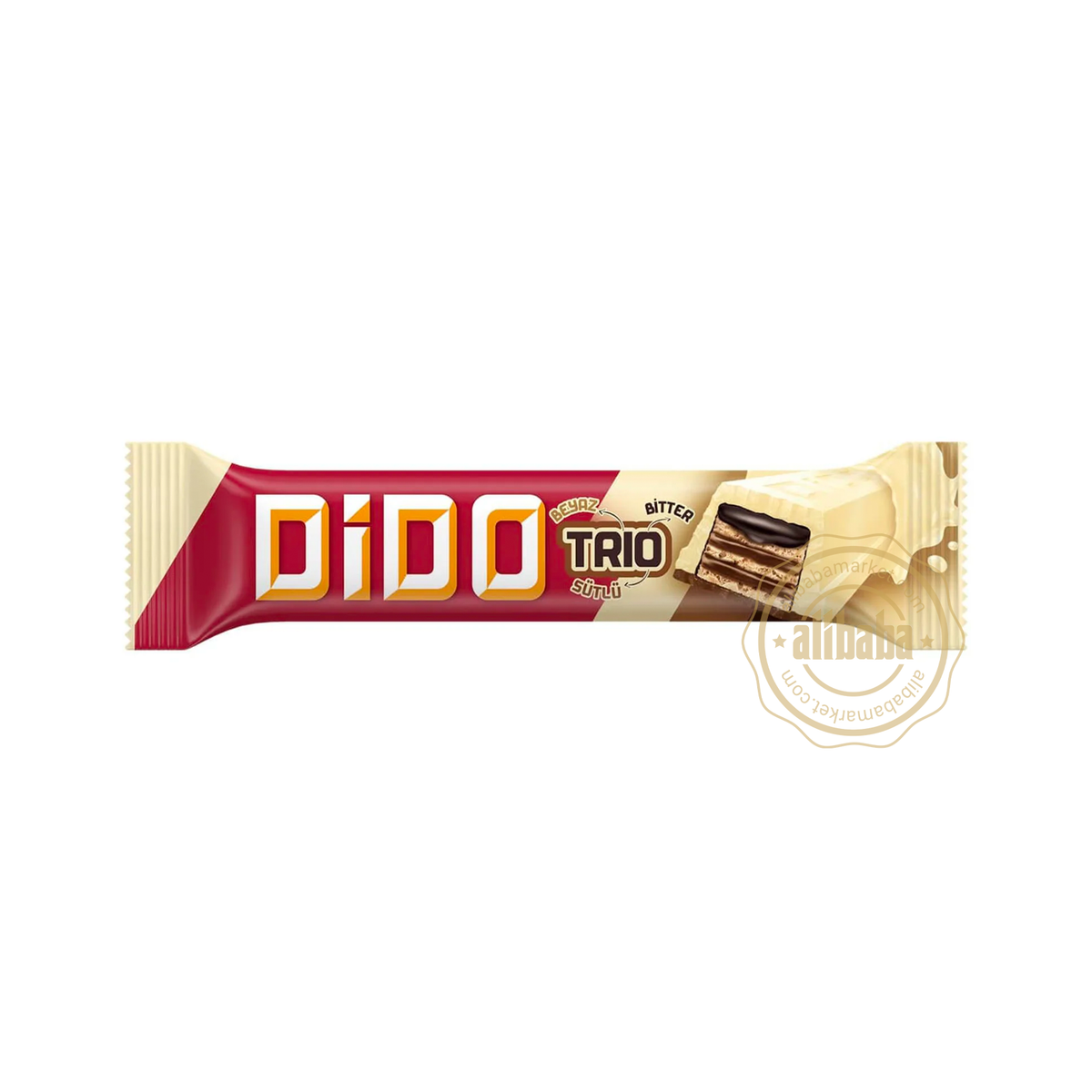 ULKER DIDO TRIO WHITE CHOC WAFER 37GR