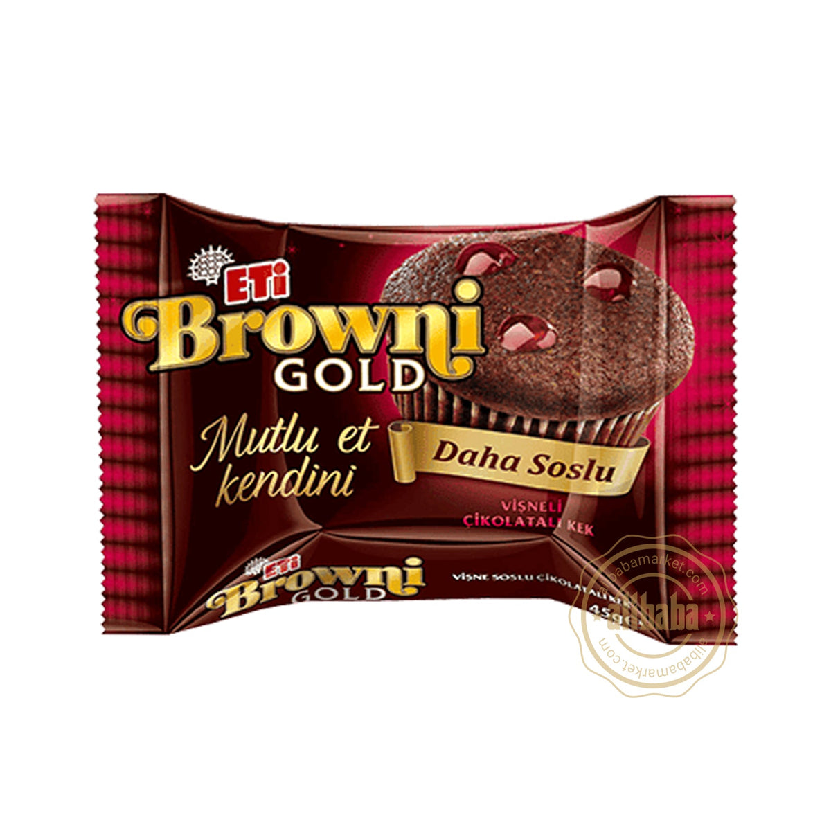 Eti Browni Gold Cake Sour Cherry Chocolate 45gr